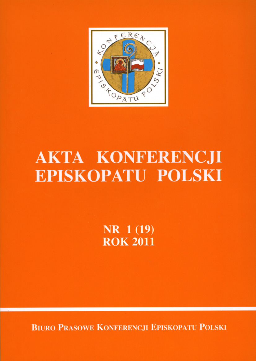 Akta konferencji Episkopatu Polski nr 1(19) ROK 2011