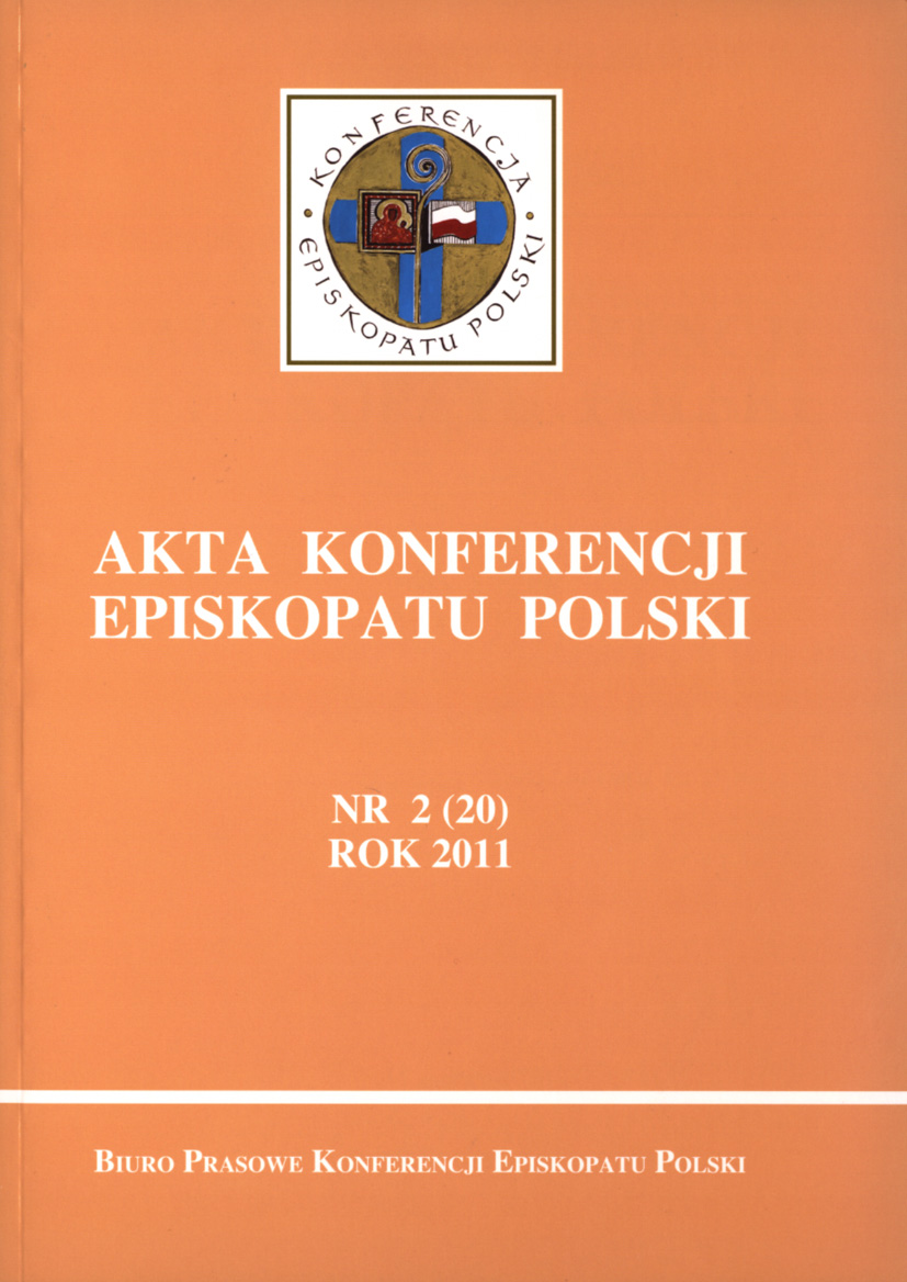 Akta konferencji Episkopatu Polski nr 2 (20) ROK 2011