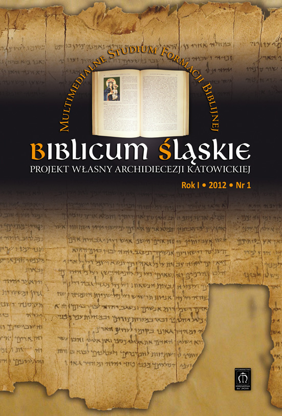Biblicum Śląskie Rok I 2012 Nr 1