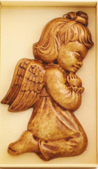 Anioł stróż - relief