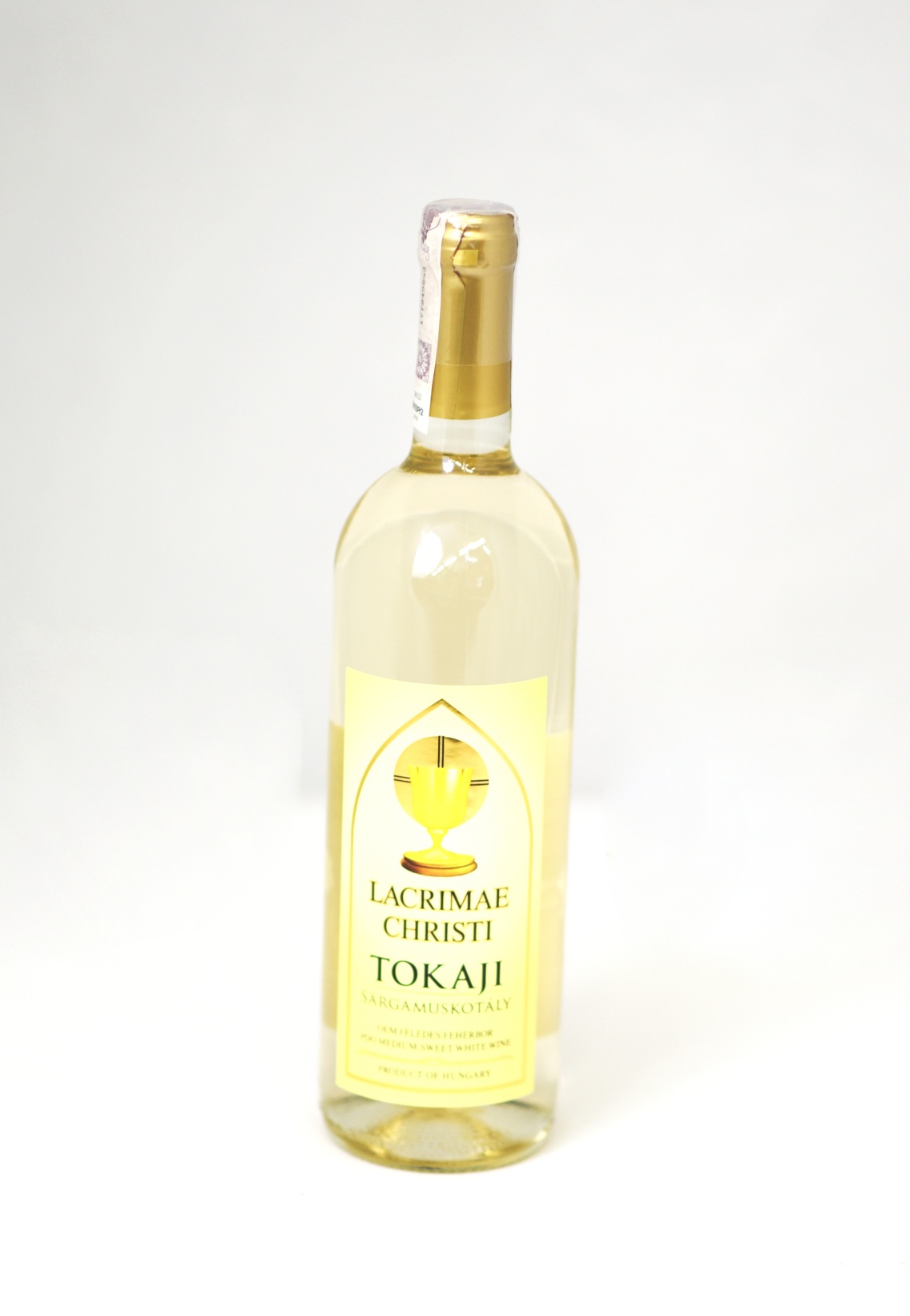 Wino  Lacrimae Christi  – Tokaji Sargamuskotaly  białe półsłodkie 0,75 l