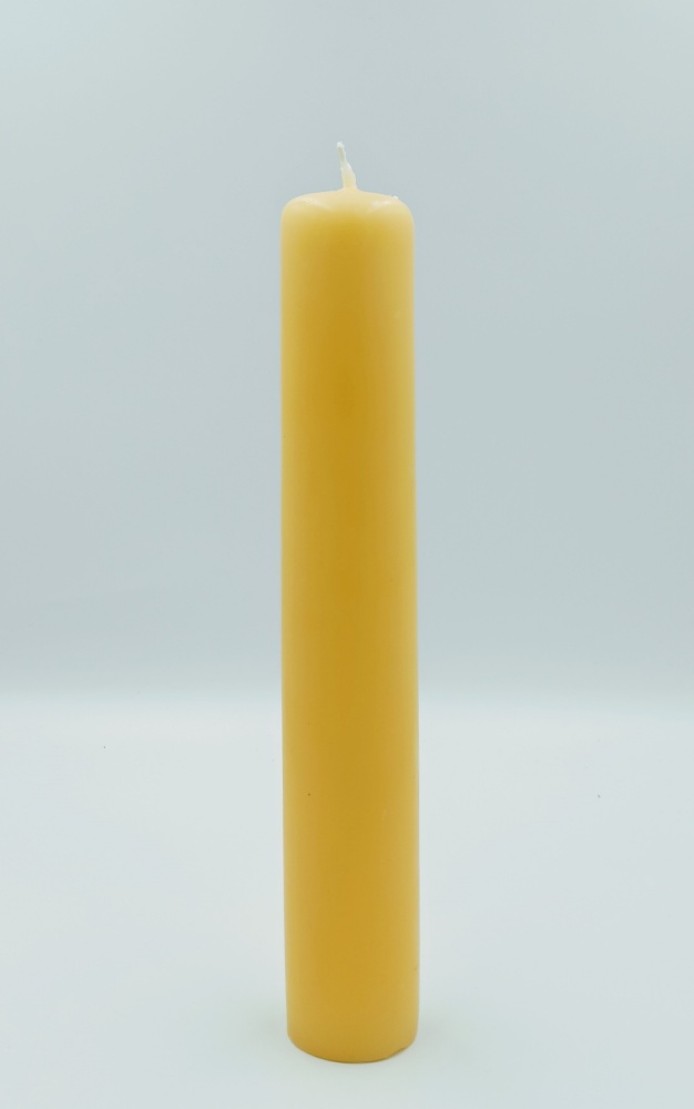Świeca 1kg żółta gładka (wys.33/śred.6,5cm)