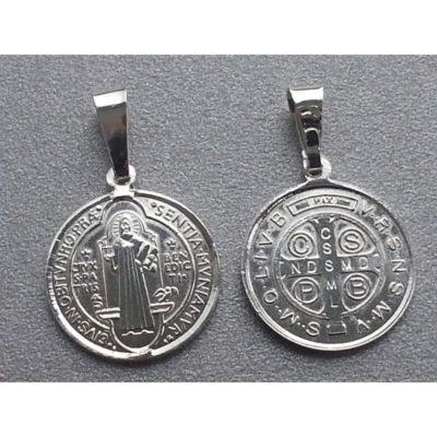 Medalik św. Benedykta – srebrny