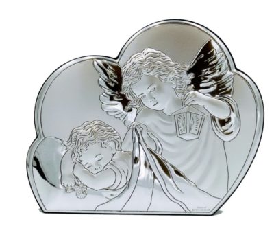 Obrazek srebrny Anioł stróż (chmurka)