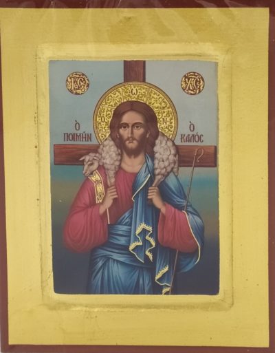 Ikona grecka OS Jezus Dobry Pasterz