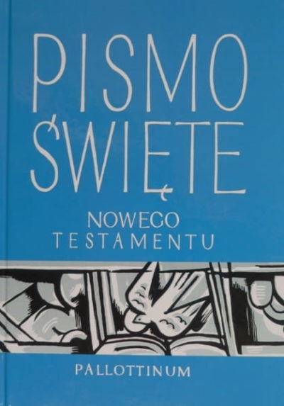 Nowy Testament /Pallottinum/ niebieski oprawa twarda (komunia)