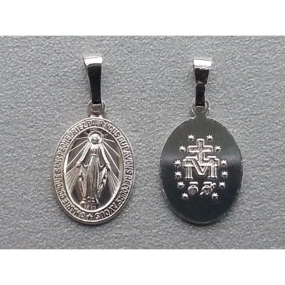 Medalik srebrny MB Niepokalana