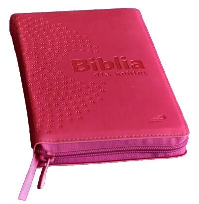Biblia dla kobiet/suwak/paginatory/malinowa
