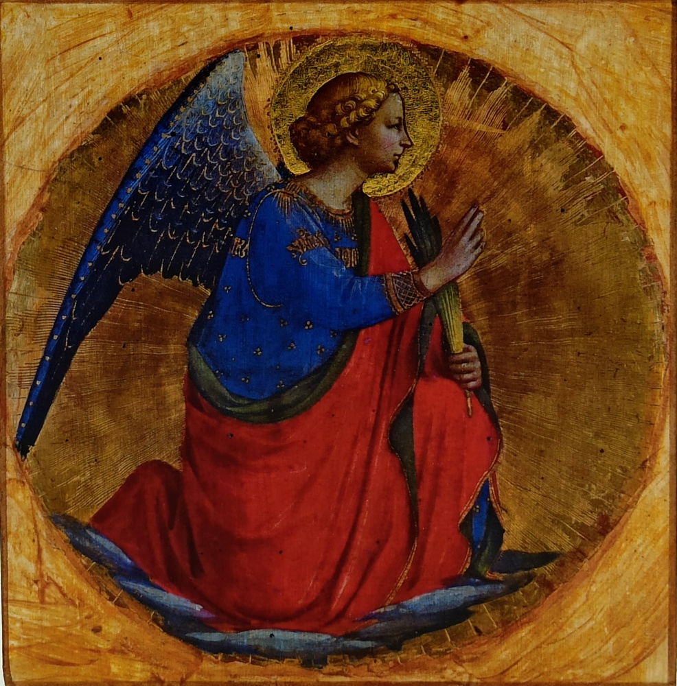 Ikona na drewnie – Anioł