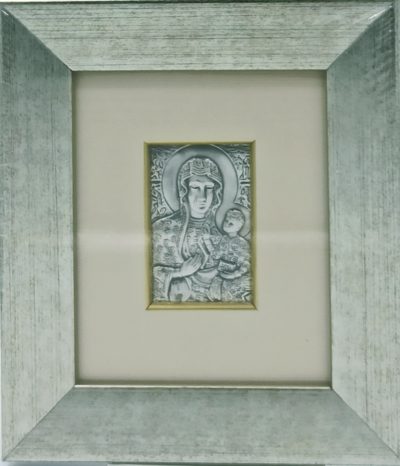 Obrazek srebrny - Matka Boża Częstochowska