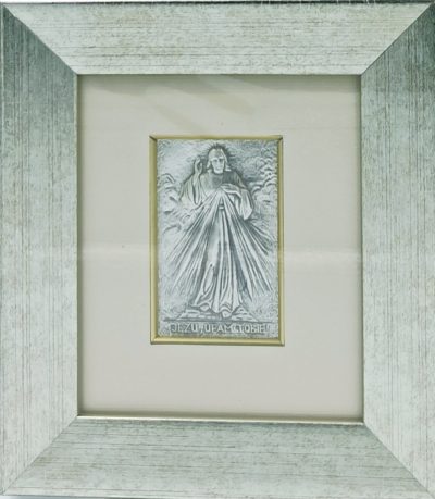 Obrazek srebrny - Jezu Ufam Tobie