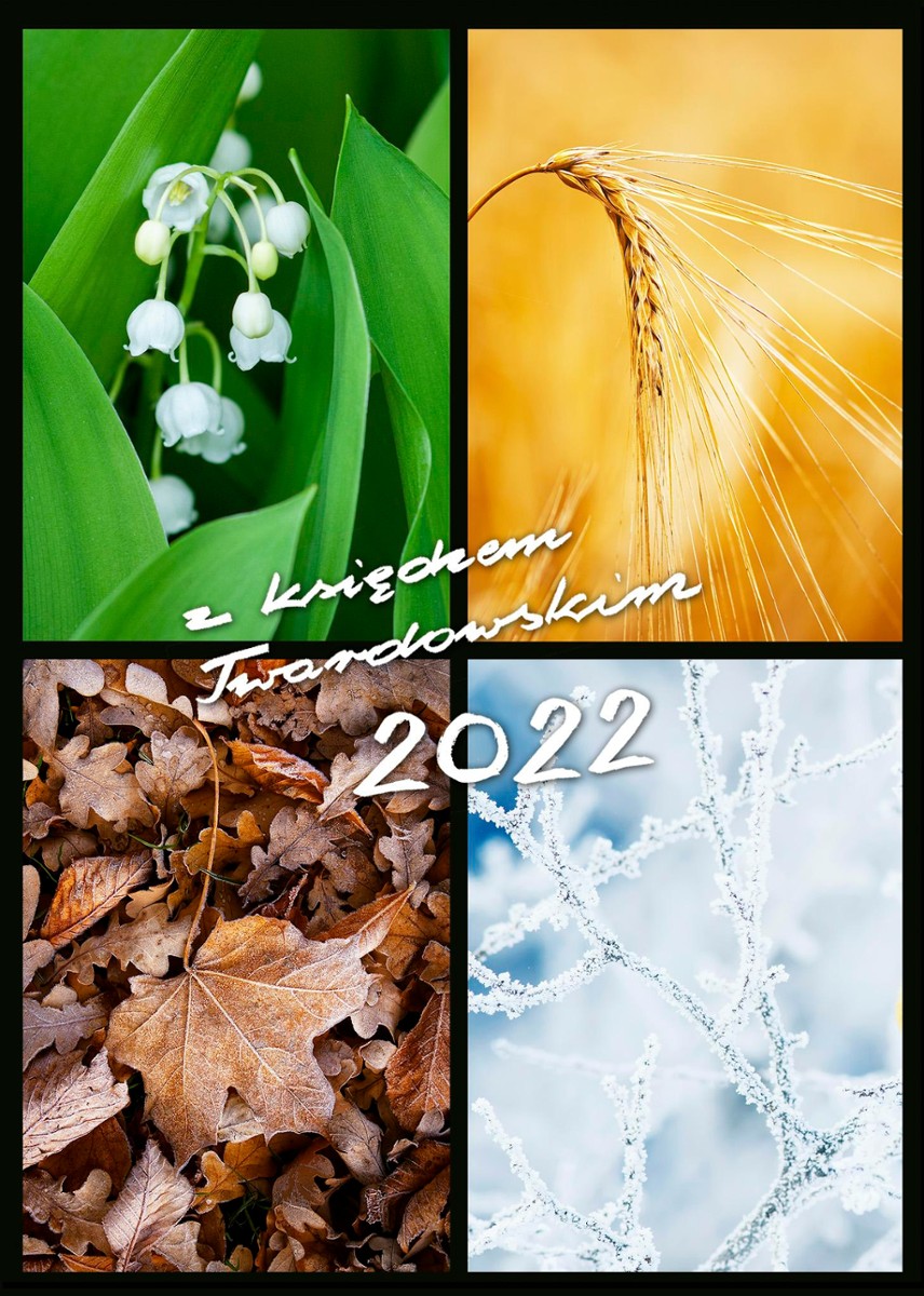 Kalendarz 2022 z ks. Twardowskim (4 pory roku)