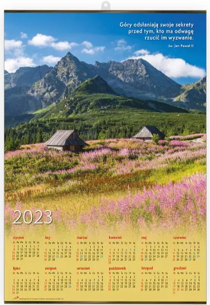 Kalendarz 2023 EP Góry. Plakat, duży