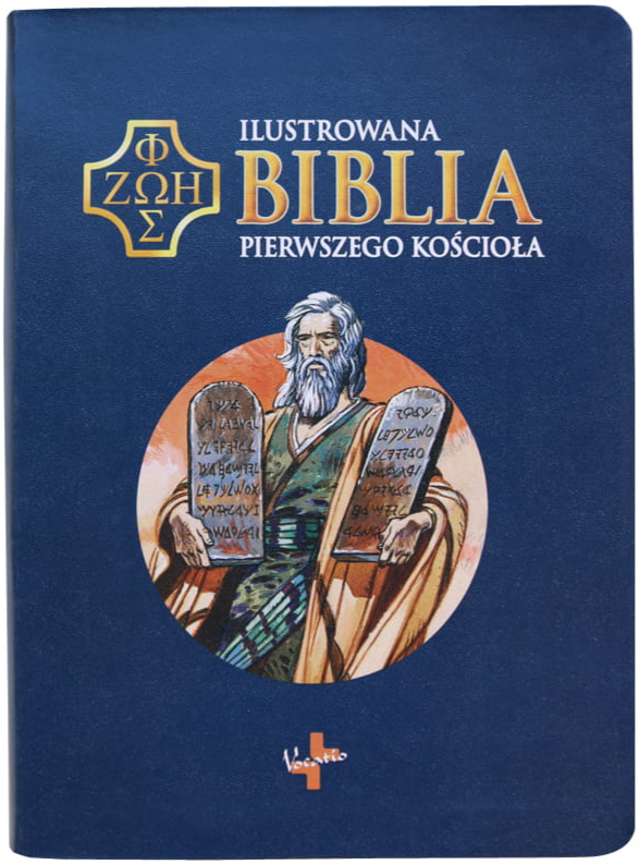 Ilustrowana Biblia Pierszego Kościoła/Vocatio/PU, granatowa