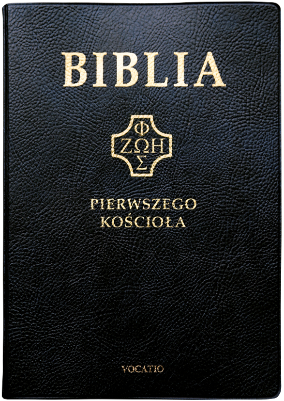 Pismo Święte NT/Vocatio/Biblia Pierwszego Kościoła/PVC, czarna