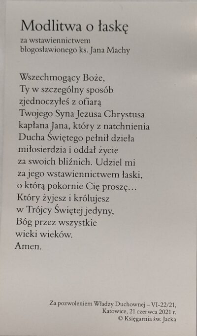 Obrazki Macha (70×120) z modlitwą (Czechowicz)