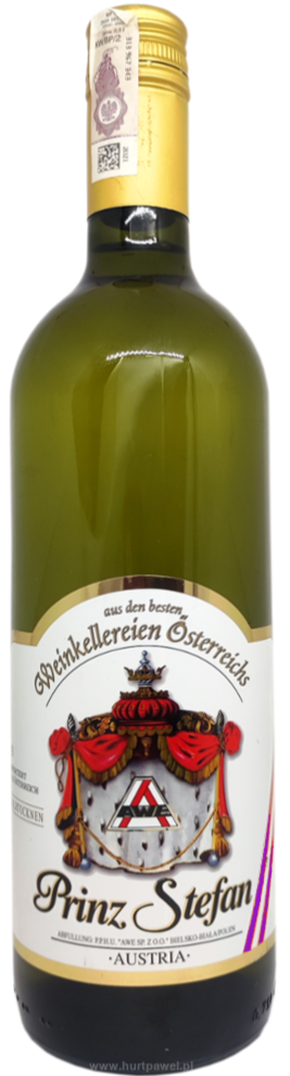 Wino Prinz Stefan białe gronowe słodkie 0,75L