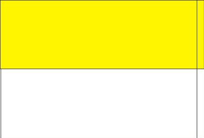 Flaga żółto-biała (112 x 70 cm)